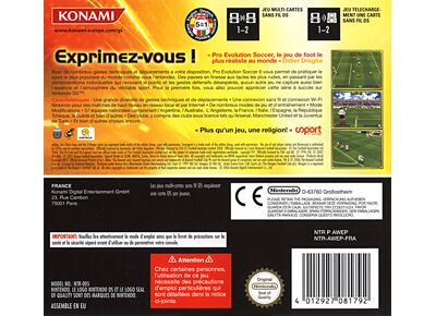 Jeux Vidéo Pro Evolution Soccer 6 DS