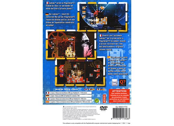 Image Jeux Vidéo Lumines Plus PlayStation 2 (PS2)