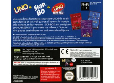 Jeux Vidéo Uno / Skip-Bo / Uno Freefall DS