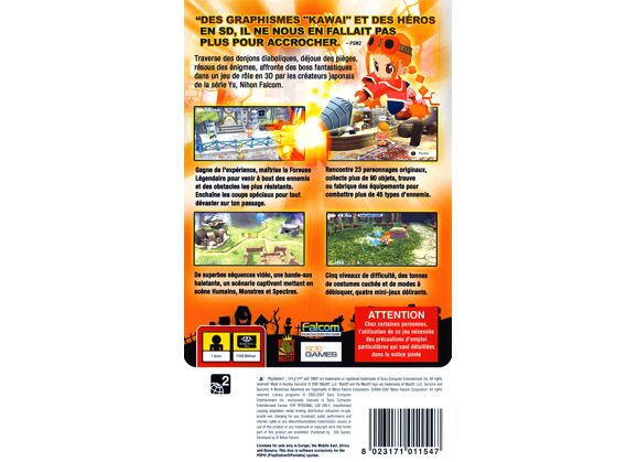 Image Jeux Vidéo Gurumin Une Aventure Monstrueuse PlayStation Portable (PSP)