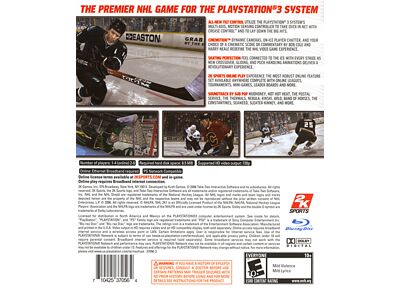 Jeux Vidéo NHL 2K7 PlayStation 3 (PS3)