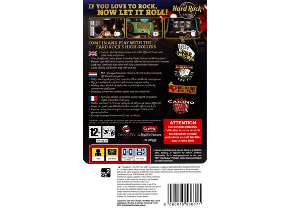 Image Jeux Vidéo Hard Rock Casino PlayStation Portable (PSP)