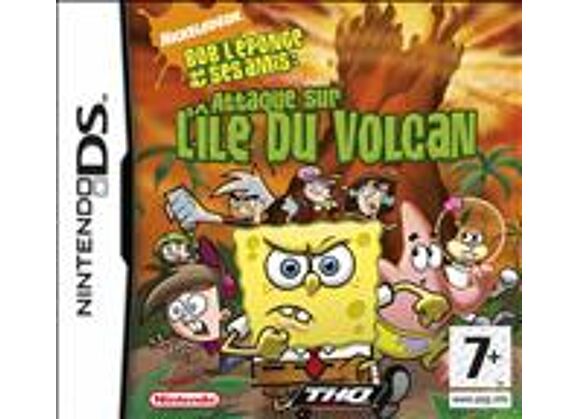 Image Jeux Vidéo Bob l'Eponge L' Attaque sur l' Ile Volcan DS