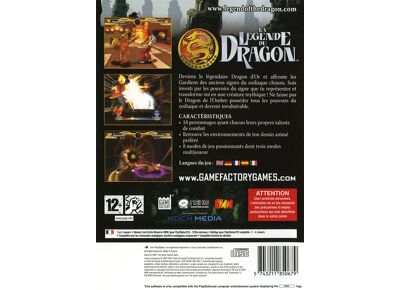 Jeux Vidéo La Legende du Dragon PlayStation 2 (PS2)