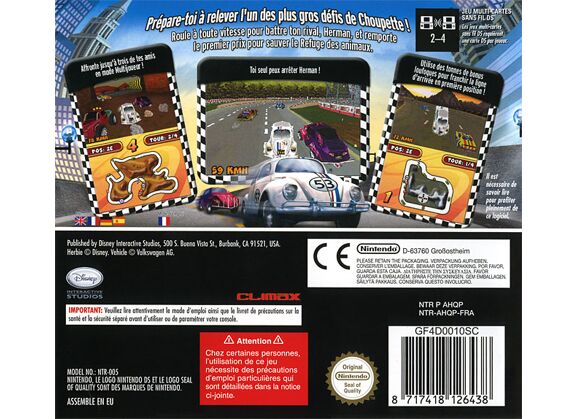 Image Jeux Vidéo La Coccinelle Choupette à la Rescousse DS