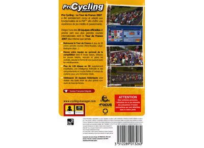 Jeux Vidéo Pro Cycling Manager 2007 PlayStation Portable (PSP)