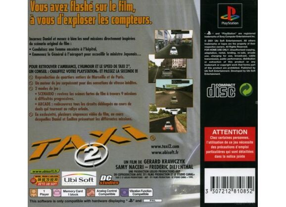 Image Jeux Vidéo Taxi 2 PlayStation 1 (PS1)