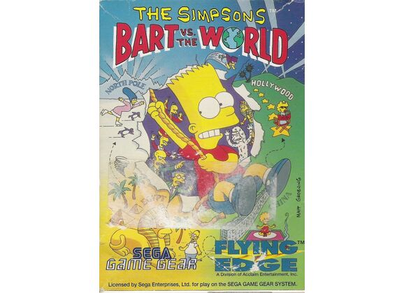 Image Jeux Vidéo The Simpsons Bart vs. The World Game Gear