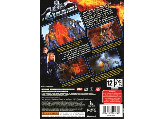 Image Jeux Vidéo Les 4 Fantastiques et le Surfeur d'Argent Xbox 360