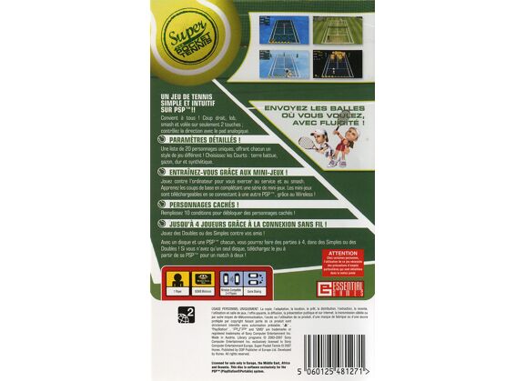 Image Jeux Vidéo Super Pocket Tennis PlayStation Portable (PSP)