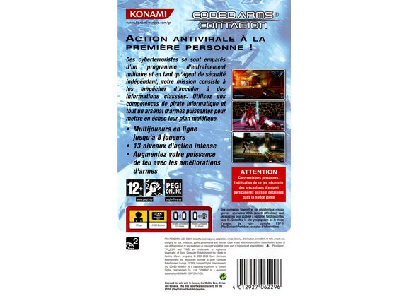 Image Jeux Vidéo Coded Arms Contagion PlayStation Portable (PSP)