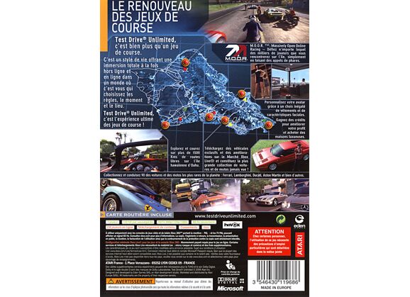 Image Jeux Vidéo Test Drive Unlimited Classics Xbox 360