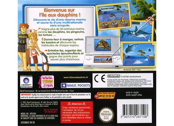 Image Jeux Vidéo L' Ile aux dauphins DS