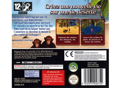 Jeux Vidéo Les Sims 2 Naufragés DS
