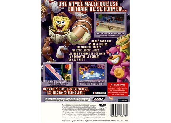 Image Jeux Vidéo Bob l' Eponge et ses Amis contre les robots jouets PlayStation 2 (PS2)