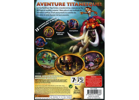 Image Jeux Vidéo Crash of the Titans Xbox 360