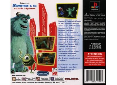Jeux Vidéo Disney/Pixar Monstre et Compagnie L' Ile de l' Epouvante PlayStation 1 (PS1)