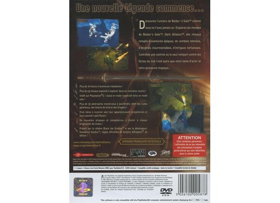 Image Jeux Vidéo Baldur's Gate Dark Alliance PlayStation 2 (PS2)