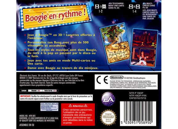 Image Jeux Vidéo Boogie DS