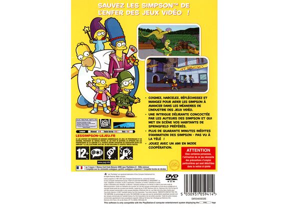 Image Jeux Vidéo Les Simpsons Le Jeu PlayStation 2 (PS2)