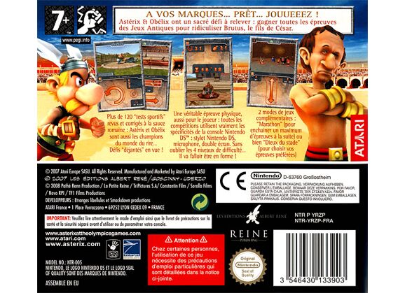 Image Jeux Vidéo Asterix aux Jeux Olympiques DS