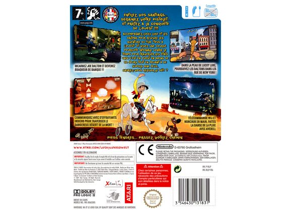 Image Jeux Vidéo Lucky Luke Tous à l'Ouest Wii