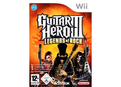 Jeux Vidéo Guitar Hero III Legends of Rock + Guitare Wii