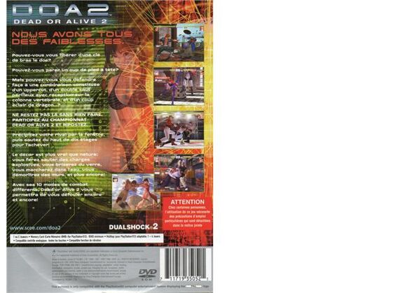 Image Jeux Vidéo Dead or Alive 2 Platinum PlayStation 2 (PS2)