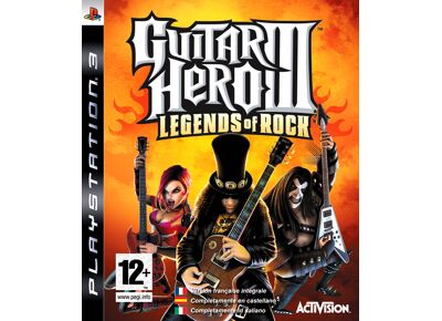 Jeux Vidéo Guitar Hero III Legends of Rock + Guitare PlayStation 3 (PS3)
