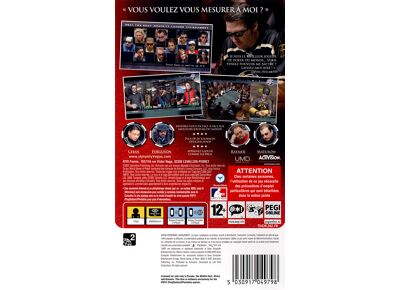Jeux Vidéo World Series of Poker 2008 PlayStation Portable (PSP)