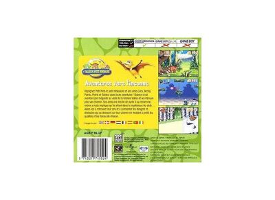 Image Jeux Vidéo La Vallee Du Petit Dinosaure Aventures Vers L'Inconnu Game Boy Advance