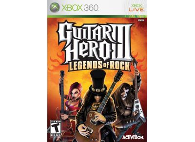 Jeux Vidéo Guitar Hero III Legends of Rock + Guitare Xbox 360