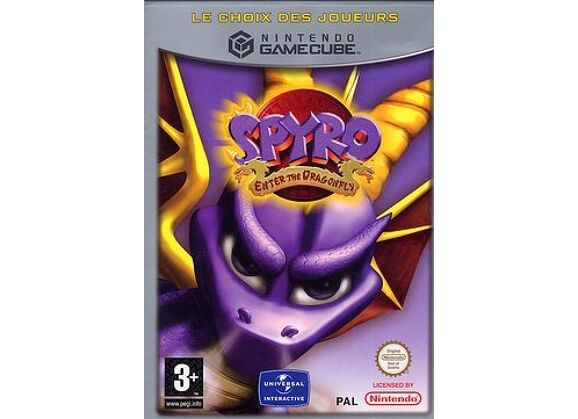 Image Jeux Vidéo Spyro Enter the Dragonfly Edition Choix des Joueurs Game Cube