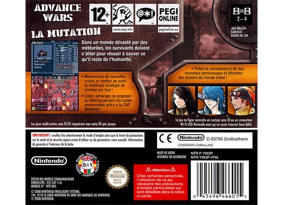 Image Jeux Vidéo Advance Wars Dark Conflict DS