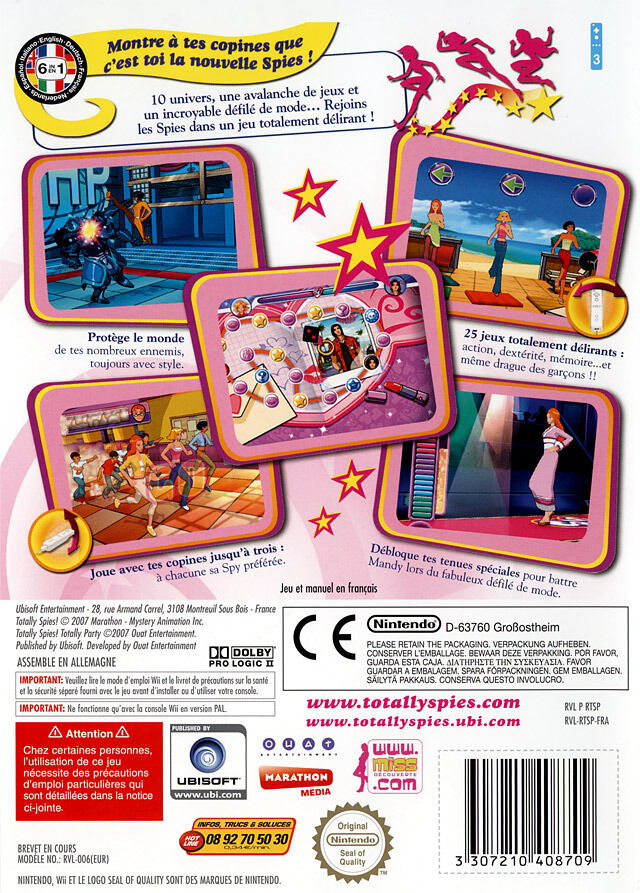 Jeux Vidéo Totally Spies ! Wii d'occasion