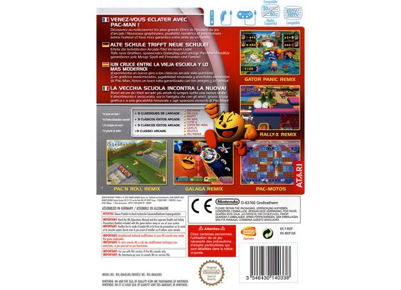 Image Jeux Vidéo Namco Museum Remix Wii