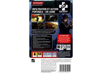 Image Jeux Vidéo Metal Gear Solid Portable Ops Plus PlayStation Portable (PSP)