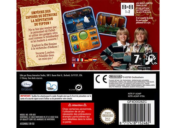 Image Jeux Vidéo La Vie de Palace de Zack et Cody Chasse aux Espions DS