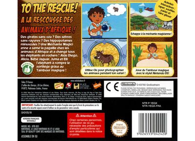 Jeux Vidéo Go Diego Go Safari Rescue DS