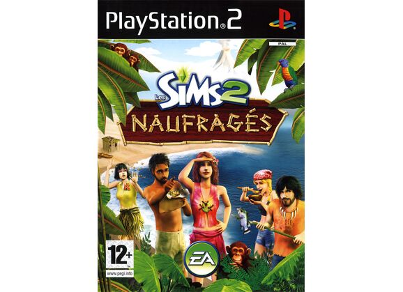 Image Jeux Vidéo Les Sims 2 Naufragés Platinum PlayStation 2 (PS2)