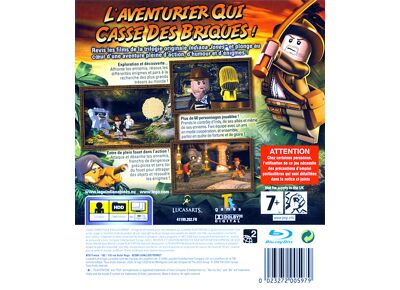 Image Jeux Vidéo Lego Indiana Jones La Trilogie Originale PlayStation 3 (PS3)