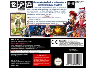 Image Jeux Vidéo Final Fantasy Tactics A2 Grimoire of the Rift DS