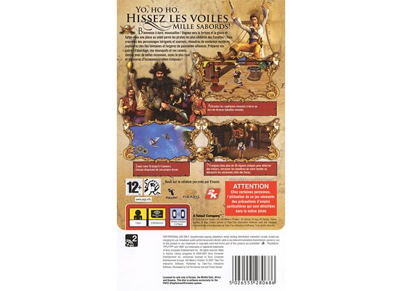 Image Jeux Vidéo Sid Meier's Pirates! PlayStation Portable (PSP)