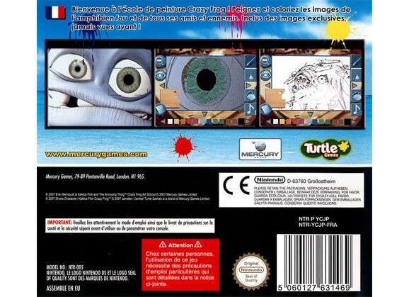 Image Jeux Vidéo Crazy Frog Collectables Art School DS