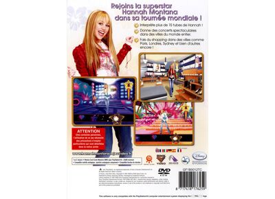 Image Jeux Vidéo Hannah Montana En Tournee Mondiale PlayStation 2 (PS2)