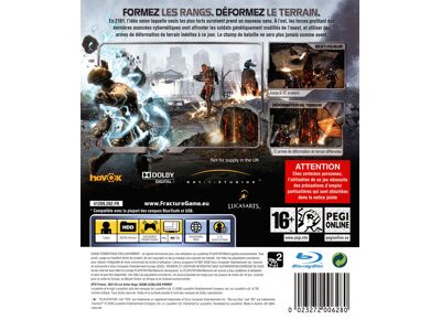 Image Jeux Vidéo Fracture PlayStation 3 (PS3)
