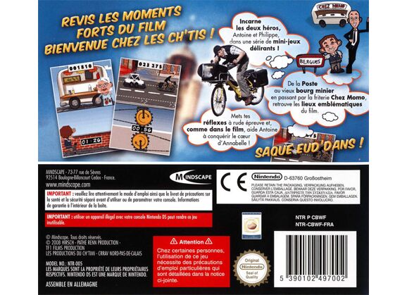 Image Jeux Vidéo Bienvenue chez les Ch'tis DS
