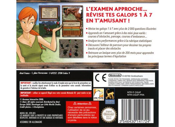 Image Jeux Vidéo Equitation Galops 1 a 7 DS