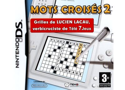 Jeux Vidéo Mots Croisés 2 - Grille De Lucien Lacau DS