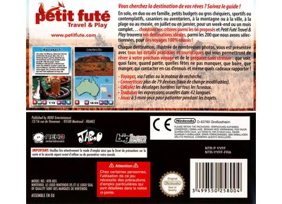 Image Jeux Vidéo Petit Futé Travel and Play DS